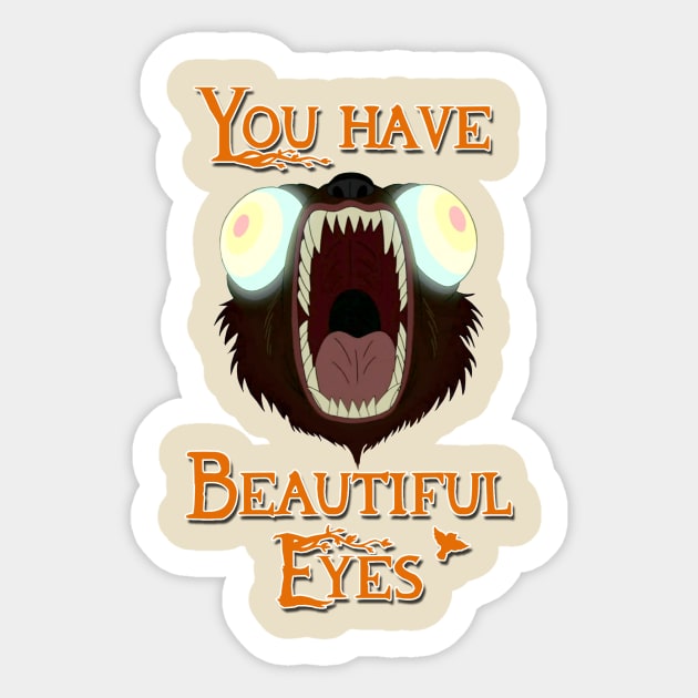 Beautiful Eyes - Over the Garden Wall Sticker by Montreal-Man